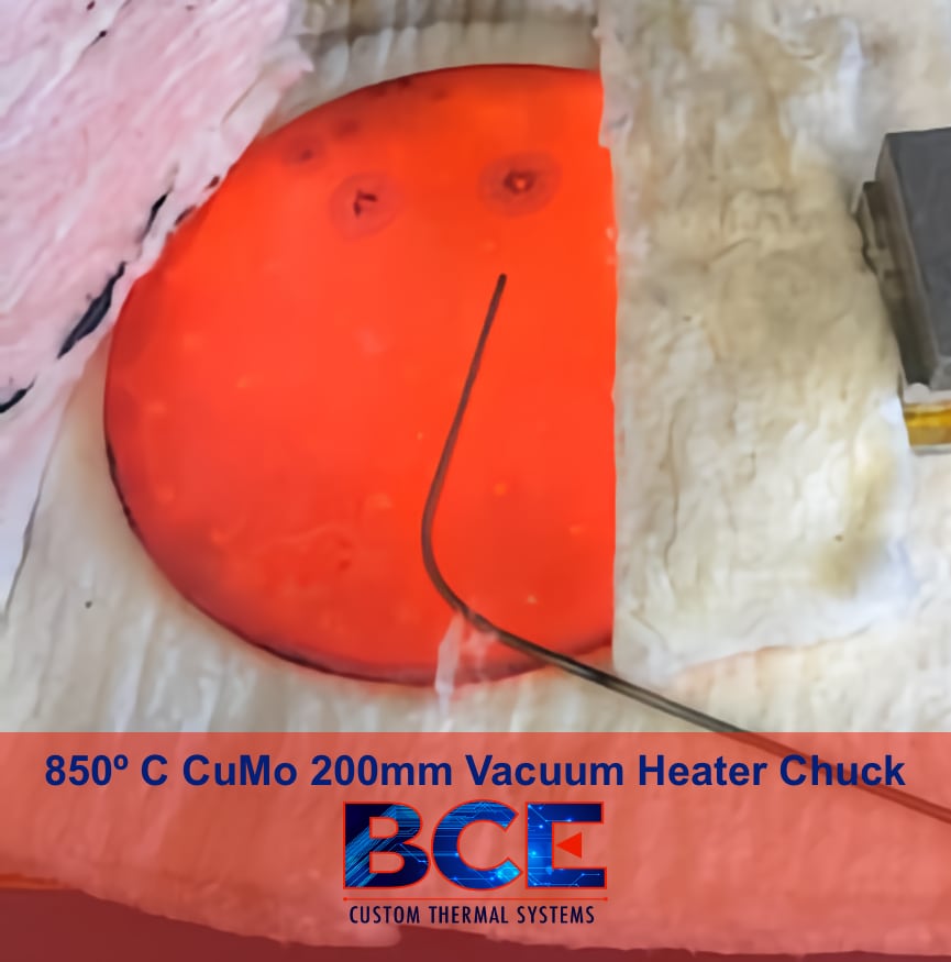 200mm 8&rdquo; Copper Molybdenum (CuMo) Heater Chuck